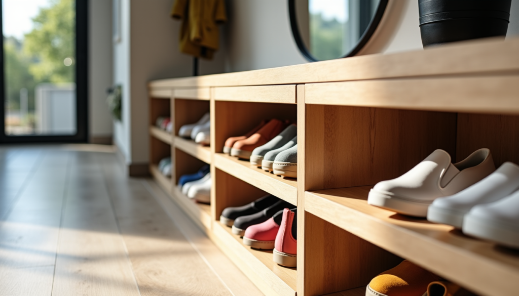 Comment organiser le rangement des chaussures dans l’entrée